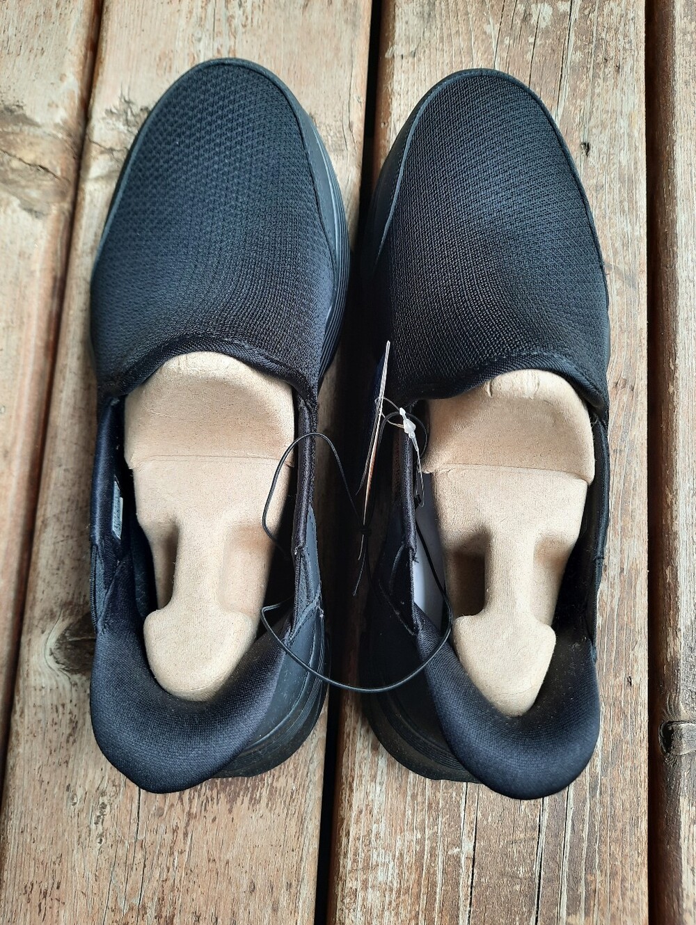 NWT Skechers Hands Free Swift Fit Memory Foam Black Slip-on Shoes Size 8.5 - Picture 10 of 16
